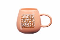 Clay Art Self Love Club Mug - Pink Perspective: Main
