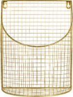 Wire Wall Basket - Gold Perspective: Main