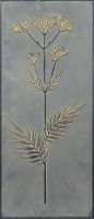 Crystal Art Gallery Flower Pannels Wall Art - Black