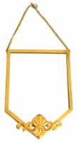 Crystal Art Gallery Gold Antique Mirror with Chain Hanger