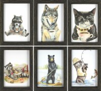 Crystal Art Gallery Coffee Critters Wall Art