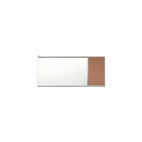 Aarco Products Combination Right Side Markerboard- Oyster - 4 x 16 ft.