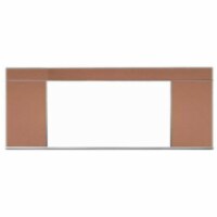 Aarco Products Combination Top Tackboard- Cappuccino - 4 x 12 ft.