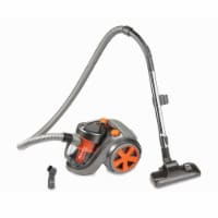 Koblenz Centauri Bagless Canister Corded Electric Vacuum Cleaner, Orange & Gray