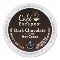 Caf� Escapes Dark Chocolate Hot Cocoa K-Cups 24/Box 6802