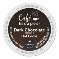 Caf� Escapes Dark Chocolate Hot Cocoa K-Cups 24/Box 6802