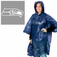 Classic Impression Seattle Seahawks NFL Rain Poncho Perspective: Main