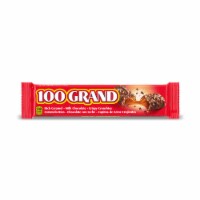 100 GRAND Chocolate Candy with Caramel and Crunchies, Single Bar, 1.5oz / 42.5g Perspective: Main