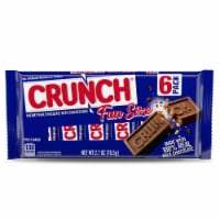 CRUNCH Milk Chocolate and Crisped Rice Fun Size Individually Wrapped Candy Bars