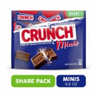 CRUNCH Minis Milk Chocolate & Crisped Rice Stand-Up Bag, Perfectly Sized for Snacking and Sharing Perspective: Main