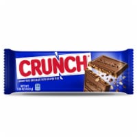 CRUNCH Milk Chocolate and Crisped Rice Full Size Candy Bar, 1.55 oz Perspective: Main
