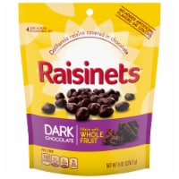 Raisinets Dark-Chocolate-Covered California Raisins Resealable Bag