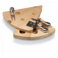 Swiss Cheese Cutting Board & Tools Set, Rubberwood