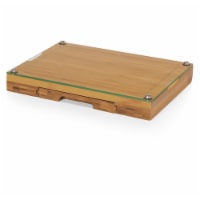 Concerto Glass Top Cheese Cutting Board & Tools Set, Bamboo