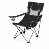 Campsite Camp Chair, Black with Gray Accents