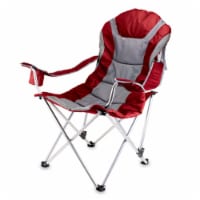 Reclining Camp Chair, Dark Red
