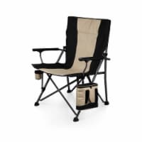 Big Bear XL Folding Camp Chair with Cooler, Black