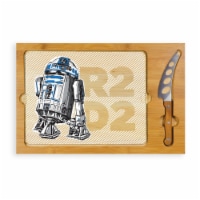 Star Wars R2-D2 - Icon Glass Top Cutting Board & Knife Set, Rubberwood & Bamboo