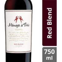 Menage a Trois California Red Blend Red Wine