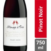 Menage a Trois Pinot Noir California Red Wine Perspective: Main