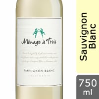 Menage a Trois Sauvignon Blanc California White Wine Perspective: Main