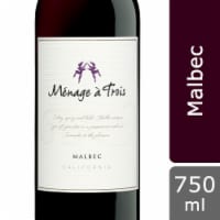Menage a Trois California Malbec Red Wine Perspective: Main