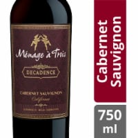 Menage a Trois Decadence Cabernet Sauvignon Red Wine