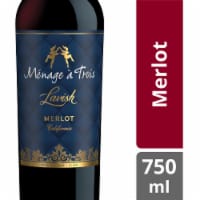 Menage a Trois Lavish Merlot Red Wine