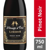 Menage a Trois Luscious Pinot Noir California Red Wine