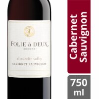 Folie a Deux Alexander Valley Cabernet Sauvignon California Red Wine 750 ml Perspective: Main