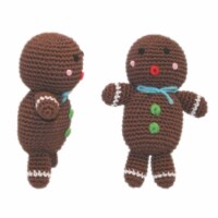 Mirage Pet 500-009 Holiday Knit Knacks Ginger the Man Organic Cotton Dog Toy - Small