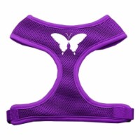 Mirage Pet Products 70-05 SMPR Butterfly Design Soft Mesh Harnesses Purple Small