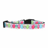 Mirage Pet 125-169 MDN Easter Egg Nylon Ribbon Dog Collar - Medium Narrow