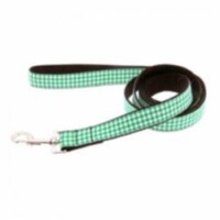 Mirage Pet Products125-246 1006 6 ft. Emerald Green Houndstooth Nylon Dog Leash