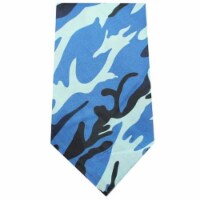 Mirage Pet Products510-01 BLC Plain Patterned Bandana, Blue Camo