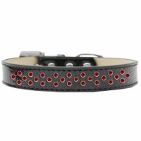 Mirage Pet Products615-24 BK-14 Sprinkles Ice Cream Red Crystals Dog Collar, Black - Size 14