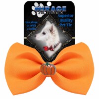 Mirage Pet 47-58 OR Pumpkin Widget Pet Bowtie, Orange