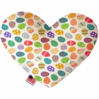 Mirage Pet 1199-TYHT6 6 in. Easter Eggs Heart Dog Toy