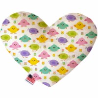 Mirage Pet 1198-TYHT8 8 in. Easter Chickadees Heart Dog Toy