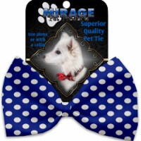 Mirage Pet 1241-BT Bright Blue Swiss Dots Pet Bow Tie