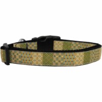 Mirage Pet 125-127 XS Beige Chaos Nylon Dog Collar, Extra Small
