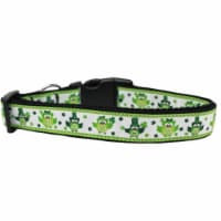 Mirage Pet 125-256 CT St. Pattys Day Party Owls Nylon Cat Collar