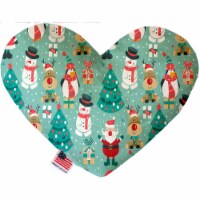 Mirage Pet 1280-TYHT6 Frosty & Friends 6 in. Heart Dog Toy