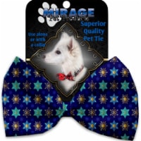 Mirage Pet 1291-BT Star of Davids & Snowflakes Pet Bow Tie