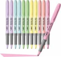 BIC Brite Liner Grip Pastel Highlighter Set Perspective: Main