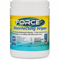 2XL TXL407CT 6 x 6.75 in. Force 2 Disinfecting Wipes, White - 220 Count - Pack of 12