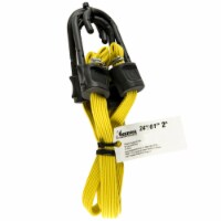 Keeper Yellow Flat Bungee Cord 24 in. L x 0.315 in. 2 pk - Total Qty: 1; Each Pack Qty: 2;