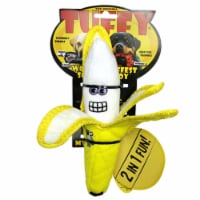 VIP Pets Tuffy 2-in-1 Banana Dog Toy