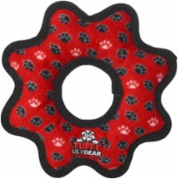 Tuffy Ultimate Gear Red Ring Dog Toy Perspective: Main