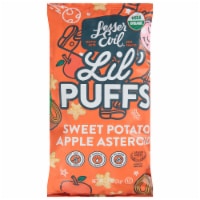 LesserEvil® Lil' Puffs Sweet Potato Apple Asteroid Toddler Snacks Perspective: Main